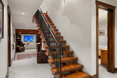 Tucked away for off-street privacy and backing right up to the on Aspen Golf Club in Colorado - for sale on GolfHomes.com, golf home, golf lot