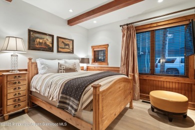 Tucked away for off-street privacy and backing right up to the on Aspen Golf Club in Colorado - for sale on GolfHomes.com, golf home, golf lot