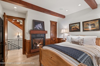 Tucked away for off-street privacy and backing right up to the on Aspen Golf Club in Colorado - for sale on GolfHomes.com, golf home, golf lot