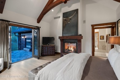 Tucked away for off-street privacy and backing right up to the on Aspen Golf Club in Colorado - for sale on GolfHomes.com, golf home, golf lot