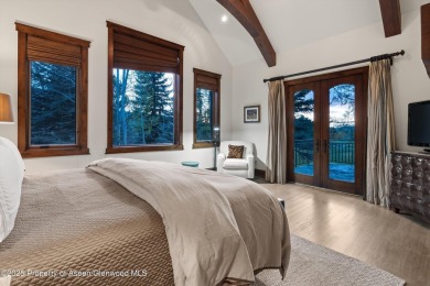 Tucked away for off-street privacy and backing right up to the on Aspen Golf Club in Colorado - for sale on GolfHomes.com, golf home, golf lot