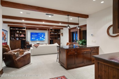 Tucked away for off-street privacy and backing right up to the on Aspen Golf Club in Colorado - for sale on GolfHomes.com, golf home, golf lot