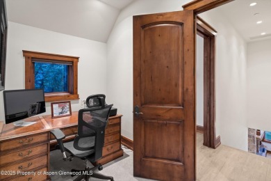 Tucked away for off-street privacy and backing right up to the on Aspen Golf Club in Colorado - for sale on GolfHomes.com, golf home, golf lot