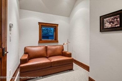 Tucked away for off-street privacy and backing right up to the on Aspen Golf Club in Colorado - for sale on GolfHomes.com, golf home, golf lot