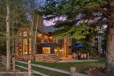 Tucked away for off-street privacy and backing right up to the on Aspen Golf Club in Colorado - for sale on GolfHomes.com, golf home, golf lot