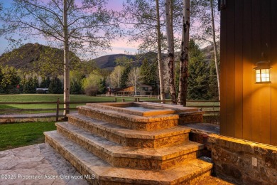 Tucked away for off-street privacy and backing right up to the on Aspen Golf Club in Colorado - for sale on GolfHomes.com, golf home, golf lot