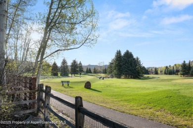 Tucked away for off-street privacy and backing right up to the on Aspen Golf Club in Colorado - for sale on GolfHomes.com, golf home, golf lot