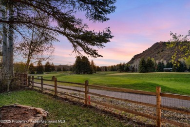 Tucked away for off-street privacy and backing right up to the on Aspen Golf Club in Colorado - for sale on GolfHomes.com, golf home, golf lot