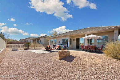 Resort style living, morning coffee on the back patio enjoying on Verde Santa Fe Golf Club in Arizona - for sale on GolfHomes.com, golf home, golf lot