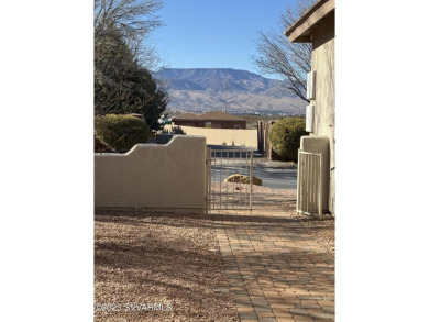 Resort style living, morning coffee on the back patio enjoying on Verde Santa Fe Golf Club in Arizona - for sale on GolfHomes.com, golf home, golf lot