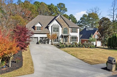 **SHOWSTOPPER!!** EUROPEAN-STYLE ESTATE ON THE 6TH FAIRWAY with on Brookstone Golf and Country Club in Georgia - for sale on GolfHomes.com, golf home, golf lot