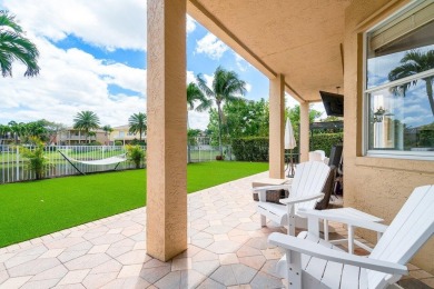 Welcome to this stunning 5 bed + Flex room, 4 bath home located on The Links At Madison Green in Florida - for sale on GolfHomes.com, golf home, golf lot