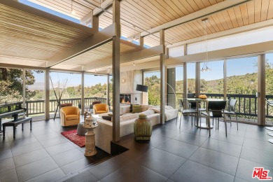 Mid century modern homes like this seldom become available for on Woodland Hills Country Club in California - for sale on GolfHomes.com, golf home, golf lot