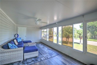 Looks like a Model Beautiful 2018 Jacobsen on highly desired on Barefoot Bay Golf Course in Florida - for sale on GolfHomes.com, golf home, golf lot