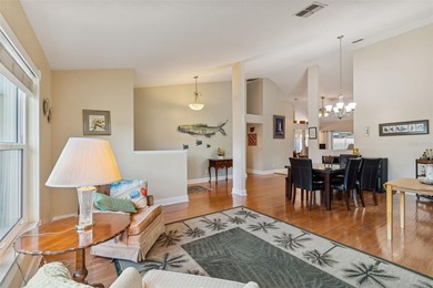 Curb appeal sets the tone as you arrive at this lovely pool home on Countryway Golf Course in Florida - for sale on GolfHomes.com, golf home, golf lot