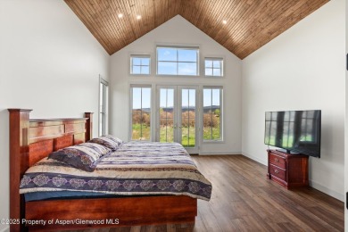 Wonderful combination of post and beam construction, wood on Aspen Glen Club in Colorado - for sale on GolfHomes.com, golf home, golf lot