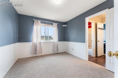 Welcome to your dream home in the highly sought-after Woodmen on Antler Creek Golf Course in Colorado - for sale on GolfHomes.com, golf home, golf lot