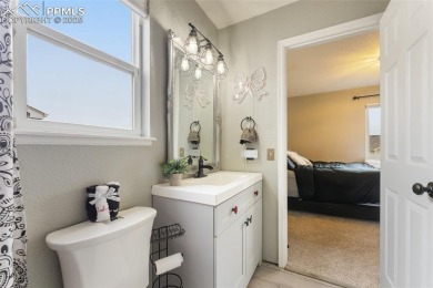 Welcome to your dream home in the highly sought-after Woodmen on Antler Creek Golf Course in Colorado - for sale on GolfHomes.com, golf home, golf lot