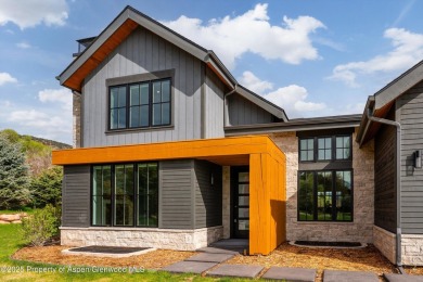 Wonderful combination of post and beam construction, wood on Aspen Glen Club in Colorado - for sale on GolfHomes.com, golf home, golf lot