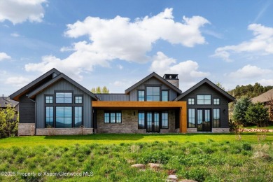 Wonderful combination of post and beam construction, wood on Aspen Glen Club in Colorado - for sale on GolfHomes.com, golf home, golf lot