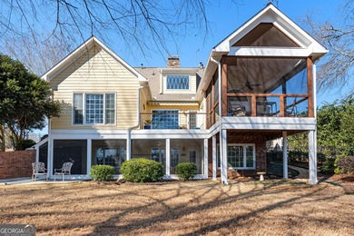 Beautiful Southern Living-style home designed by Stephen Fuller on Canongate At Planterra Ridge in Georgia - for sale on GolfHomes.com, golf home, golf lot