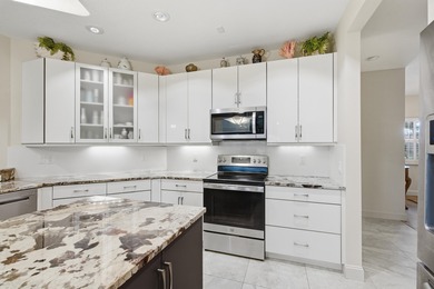 Spacious and updated, this 3-bedroom, 3-bath + office home on Mariner Sands Country Club in Florida - for sale on GolfHomes.com, golf home, golf lot