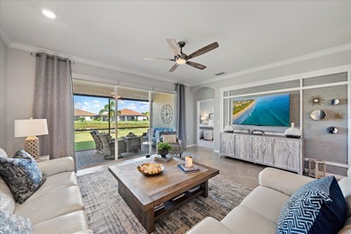 Live in luxury in this spacious 2-bedroom + den (can substitute on Esplanade Golf and Country at Lakewood Ranch in Florida - for sale on GolfHomes.com, golf home, golf lot