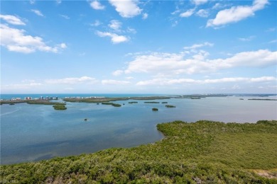 Stunning panoramic views of the Estero Bay, the Gulf of Mexico on Bonita Bay West in Florida - for sale on GolfHomes.com, golf home, golf lot