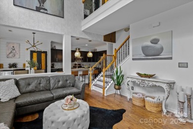 This spacious home offers versatile living,modern updates,and on Highland Creek Golf Club in North Carolina - for sale on GolfHomes.com, golf home, golf lot