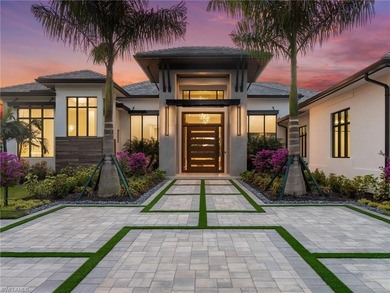 Enjoy tranquil modern elegance within this NEWLY CONSTRUCTED and on Quail West Golf and Country Club in Florida - for sale on GolfHomes.com, golf home, golf lot