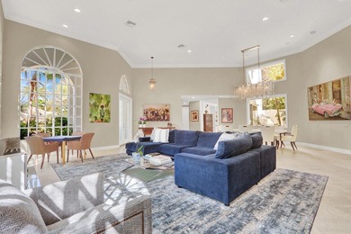 Light and bright pool home nestled in the golf and beach club of on Frenchmans Creek Country Club in Florida - for sale on GolfHomes.com, golf home, golf lot