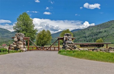 Behind the majestic stone gates of Storm Mountain Ranch lies an on Catamount Ranch and Club in Colorado - for sale on GolfHomes.com, golf home, golf lot