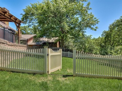 Beautiful and unique Chicago Brick highlights this meticulously on KickingBird Golf Course in Oklahoma - for sale on GolfHomes.com, golf home, golf lot