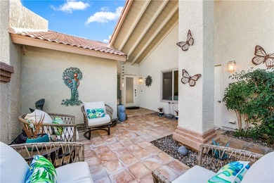 Stunning Oasis Country Club Residence: Inviting entrance and on Oasis Country Club in California - for sale on GolfHomes.com, golf home, golf lot