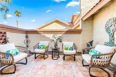 Stunning Oasis Country Club Residence: Inviting entrance and on Oasis Country Club in California - for sale on GolfHomes.com, golf home, golf lot