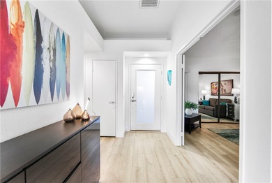 Stunning Oasis Country Club Residence: Inviting entrance and on Oasis Country Club in California - for sale on GolfHomes.com, golf home, golf lot