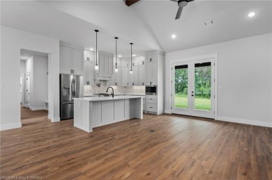 Beautiful new construction in Greenwood's newest and most on Vache-Grasse Country Club in Arkansas - for sale on GolfHomes.com, golf home, golf lot