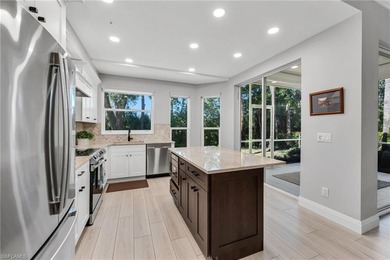 Stunning first floor end-unit carriage home with serene preserve on Pelicans Nest Golf Club in Florida - for sale on GolfHomes.com, golf home, golf lot