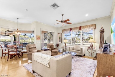 Immerse yourself in this exceptional furnished residence in on Fiddlesticks Country Club in Florida - for sale on GolfHomes.com, golf home, golf lot