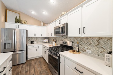 Welcome to this beautifully enhanced 3-bedroom 2-bath STRETCHED on Pennbrooke Fairways in Florida - for sale on GolfHomes.com, golf home, golf lot