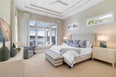 Experience refined waterfront living within the gates of Miromar on Miromar Lakes Golf Club in Florida - for sale on GolfHomes.com, golf home, golf lot