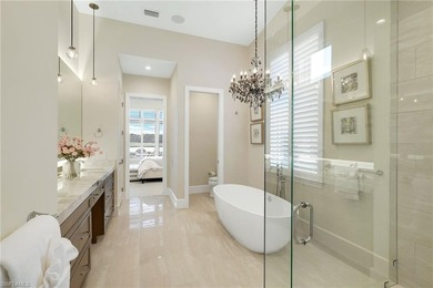 Experience refined waterfront living within the gates of Miromar on Miromar Lakes Golf Club in Florida - for sale on GolfHomes.com, golf home, golf lot