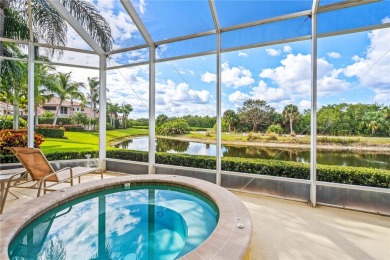 Step into serenity at this lakeside paradise nestled within the on Oak Harbor Country Club in Florida - for sale on GolfHomes.com, golf home, golf lot