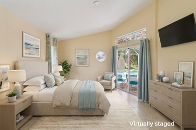 NEW ROOF, 2-stage AC unit, ductwork, HWH, storm windows, new on St. Lucie Trail Golf Club in Florida - for sale on GolfHomes.com, golf home, golf lot