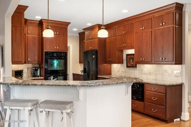 Custom-crafted and impeccably maintained, this stunning golf on River Landing Golf Course in North Carolina - for sale on GolfHomes.com, golf home, golf lot