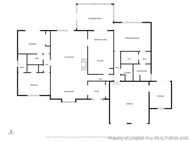 Appraised at $436,000 in November 2024! This well-maintained on Carolina Trace Country Club in North Carolina - for sale on GolfHomes.com, golf home, golf lot