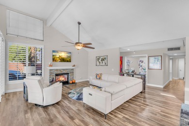 Discover this exceptional 2-bedroom plus den, 2-bathroom on Tahquitz Creek Golf Resort in California - for sale on GolfHomes.com, golf home, golf lot