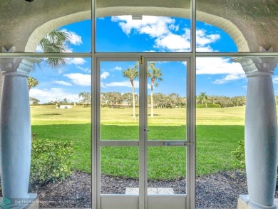 Beautiful golf views!  Desirable 1st floor 2 bedroom, 2 bath on Oak Harbor Country Club in Florida - for sale on GolfHomes.com, golf home, golf lot