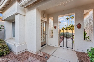 Welcome home to this desert haven on the 17th green of a private on Palo Verde Golf and Country Club in Arizona - for sale on GolfHomes.com, golf home, golf lot