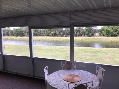 Large 2/2  corner unit  X-large screened in patio with beautiful on Hunters Run Golf and Country Club in Florida - for sale on GolfHomes.com, golf home, golf lot